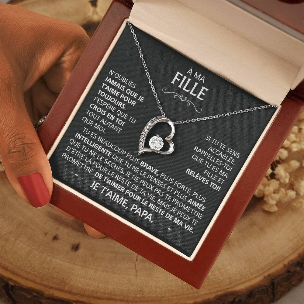 À ma fille - Collier Cœur d’Amour