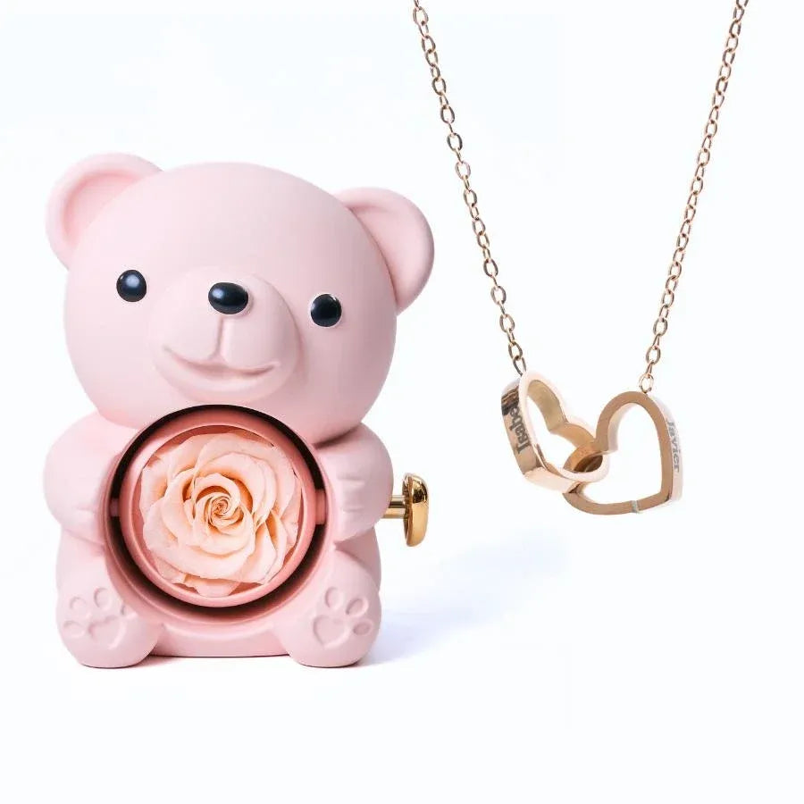 Ours Éternel & Collier Personnalisé