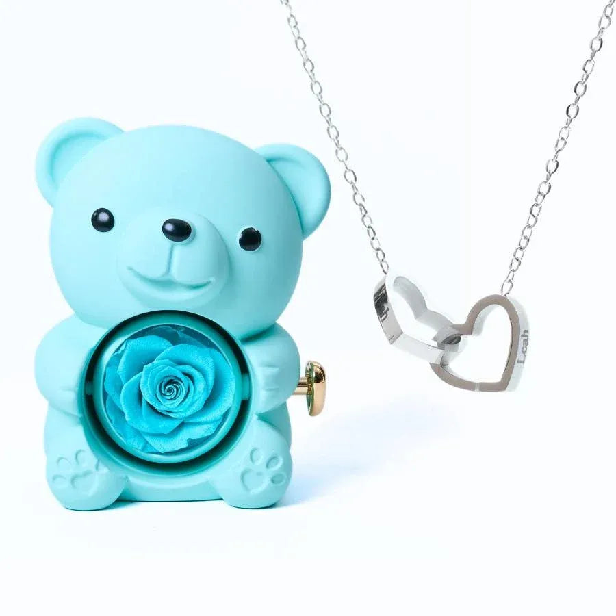 Ours Éternel & Collier Personnalisé