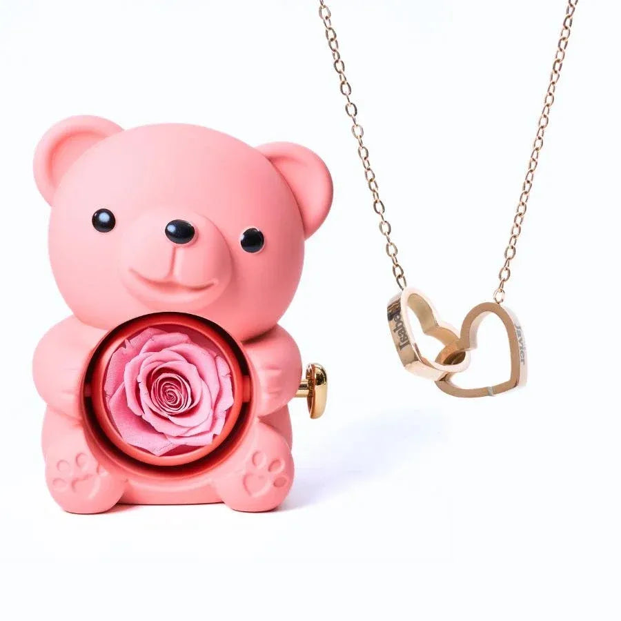 Ours Éternel & Collier Personnalisé