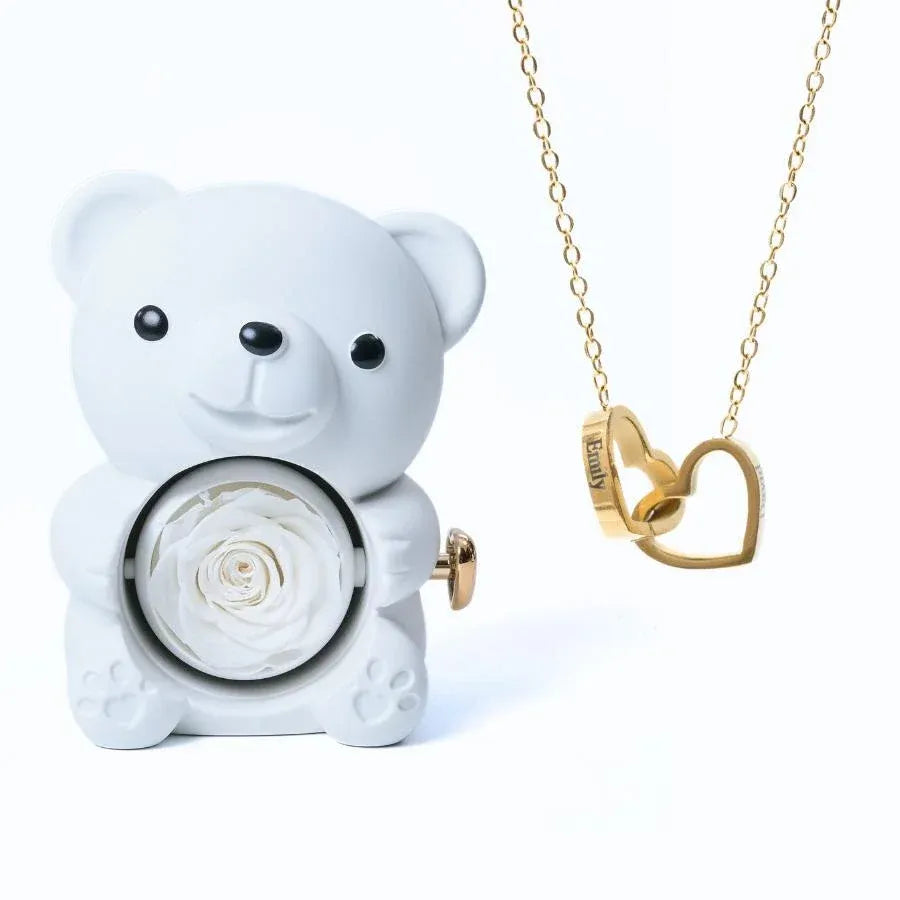 Ours Éternel & Collier Personnalisé