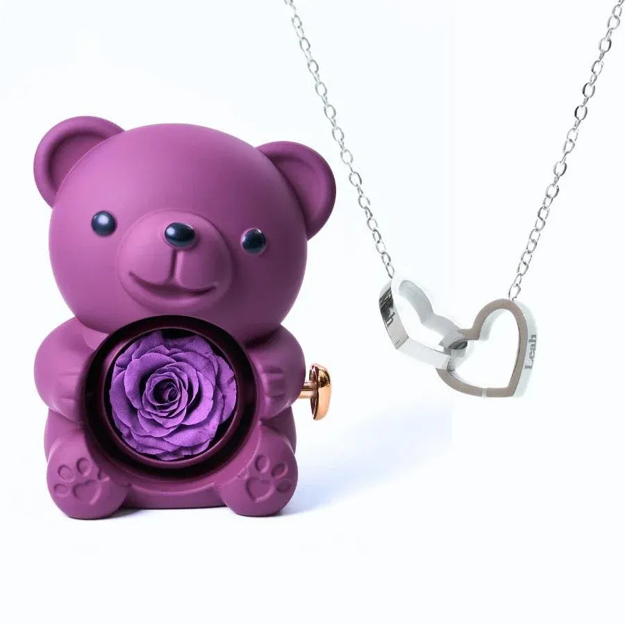 Ours Éternel & Collier Personnalisé