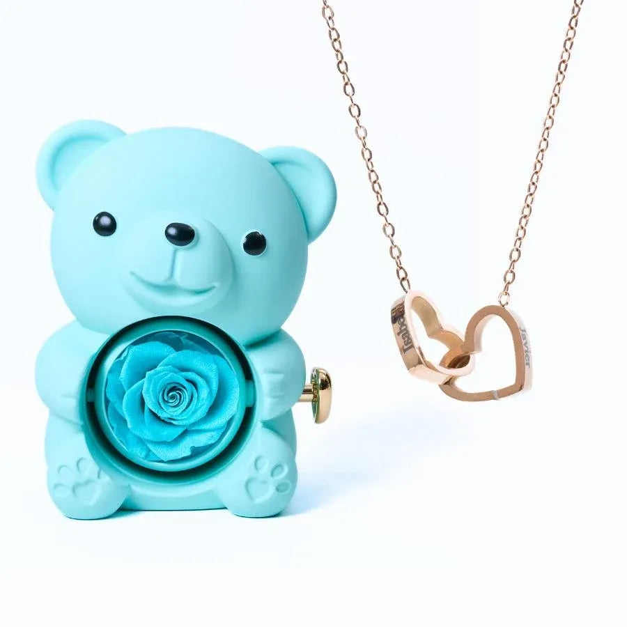 Ours Éternel & Collier Personnalisé