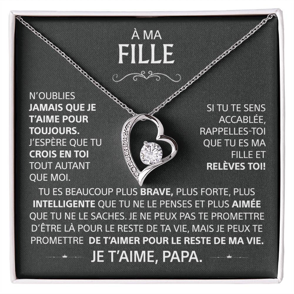 À ma fille - Collier Cœur d’Amour