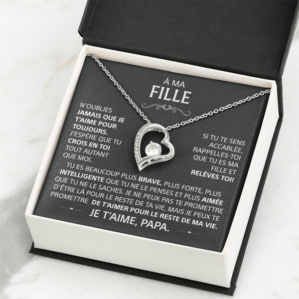 À ma fille - Collier Cœur d’Amour