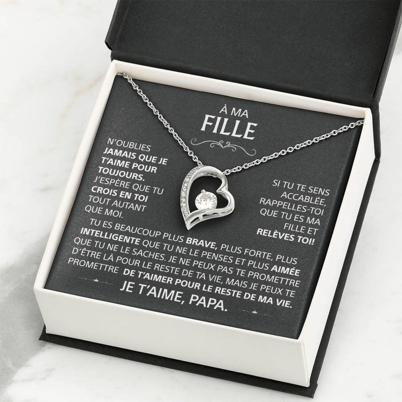 À ma fille - Collier Cœur d’Amour